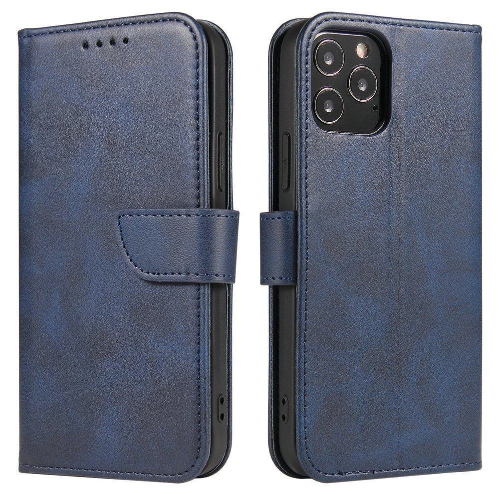 Hurtel Magnet Case elegantní pouzdro s flipovým krytem a funkcí stojánku Samsung Galaxy A03s (166.5) modré