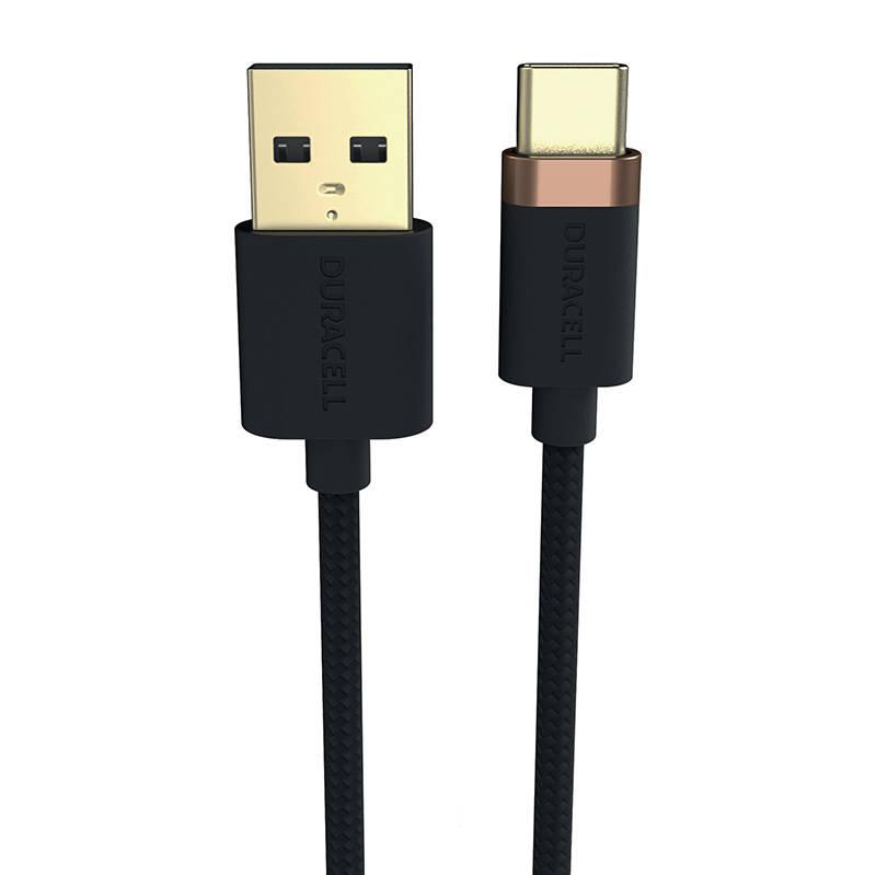 Kabel USB-C 2.0 Duracell 1m (černý)
