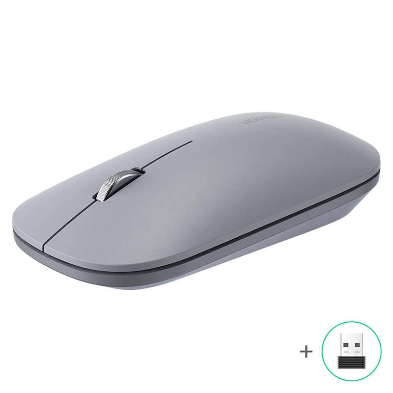 Praktická bezdrátová USB myš Ugreen šedá (MU001)