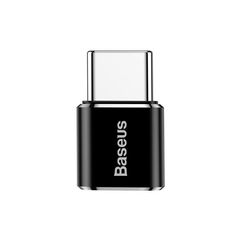 Adaptér Baseus Micro USB na USB Type-C - černý