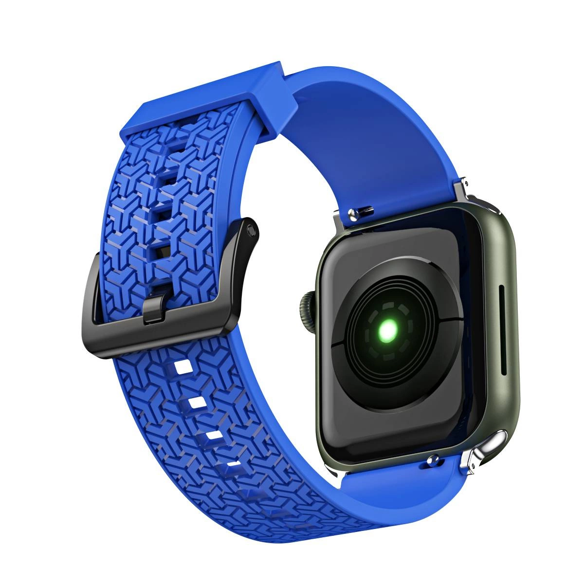 Hurtel Řemínek Y pro Apple Watch 7 / 6 / 5 / 4 / 3 / 2 / SE (41 / 40 / 38 mm) řemínek náramek modrý