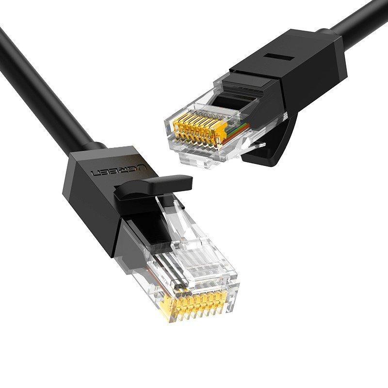 UGREEN NW102 Ethernet RJ45, Cat.6, síťový kabel UTP, 15 m (černý)