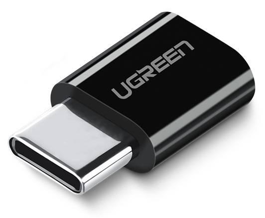 Adaptér UGREEN micro USB na USB-C US157 (černý)