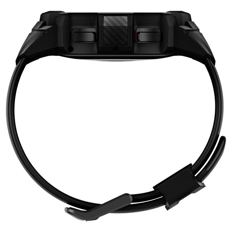 Pouzdro s řemínkem Spigen Rugged Armor Pro pro Samsung Galaxy Watch 4 Classic 46 mm - matně černé