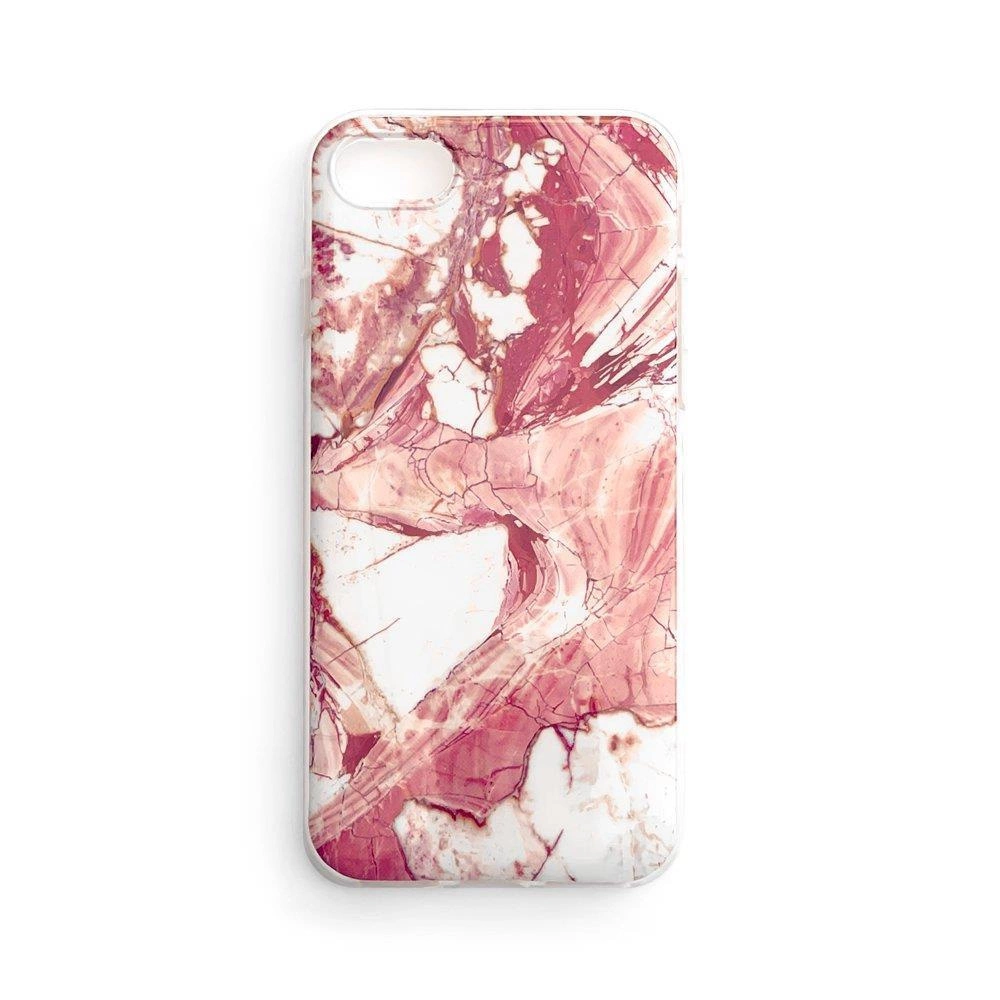 Wozinsky Marble gelový kryt na iPhone 13 Pro růžový