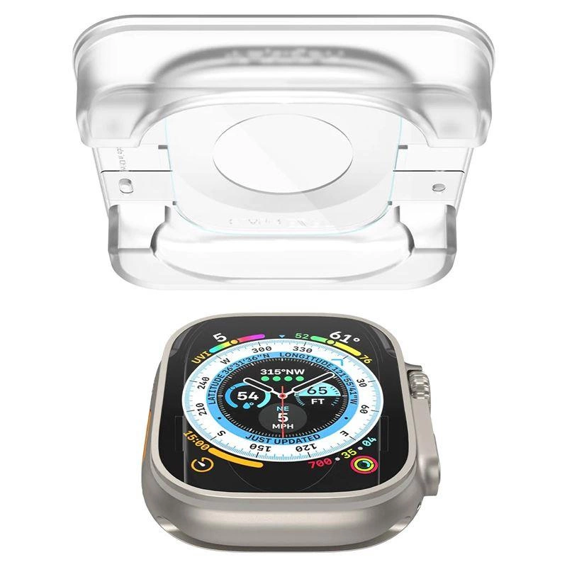 Spigen Glas.tR EZ Fit tvrzené sklo pro Apple Watch Ultra (49 mm) - 2 ks.
