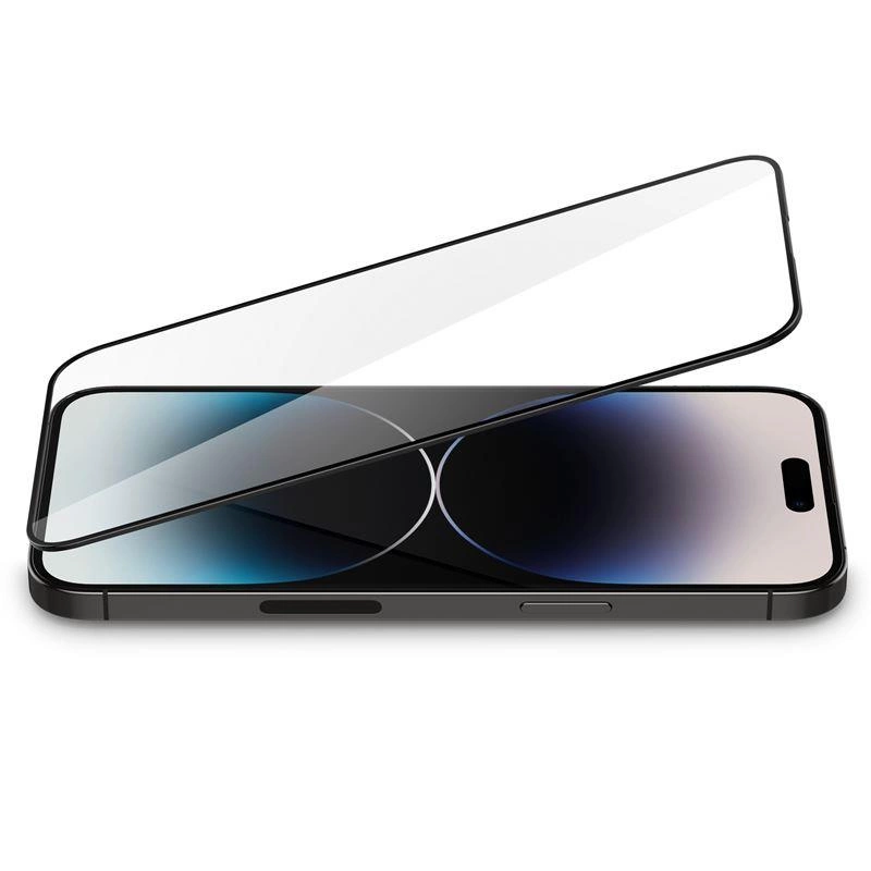 Spigen Glass FC tvrzené sklo pro iPhone 14 Pro Max - černé
