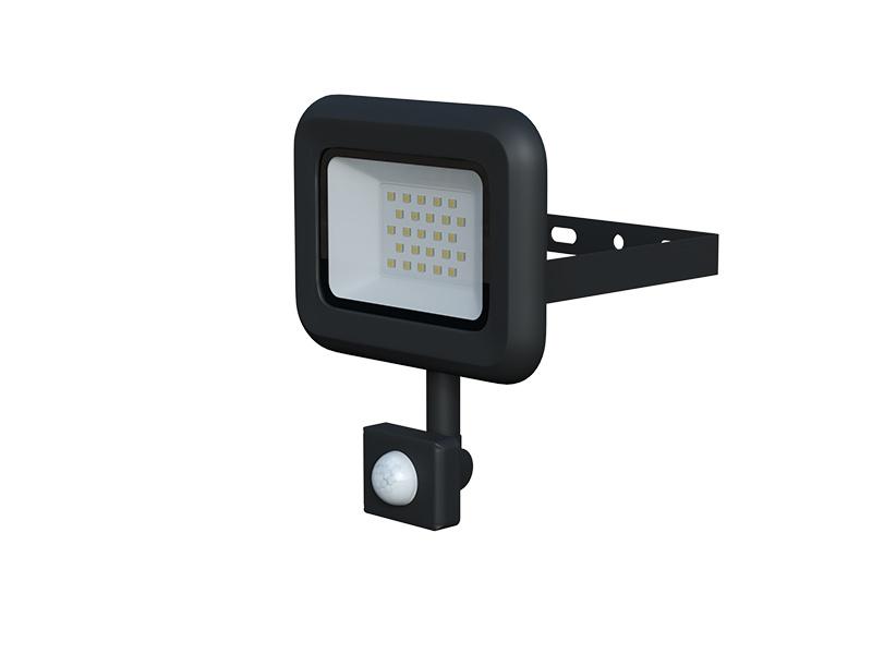 LEDMED LIMITED VANA SMD S LED reflektor se senzorem 20W, černá - Neutrální bílá LM32300010