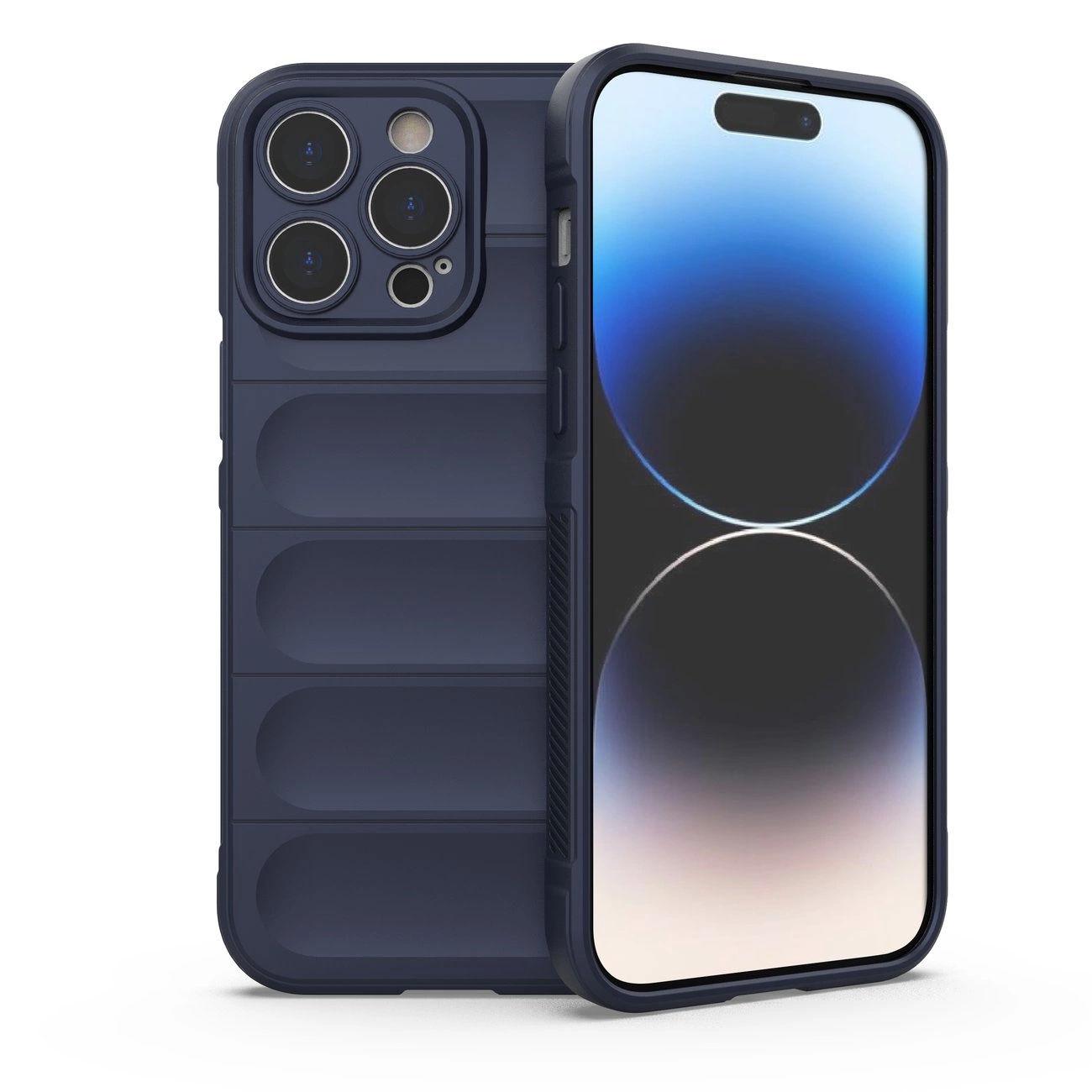 Hurtel Pouzdro Magic Shield pro iPhone 14 Pro Max flexibilní pancéřové pouzdro tmavě modré