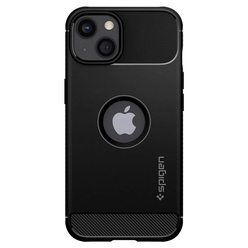 Pouzdro Spigen Rugged Armor pro iPhone 13 mini - matně černé
