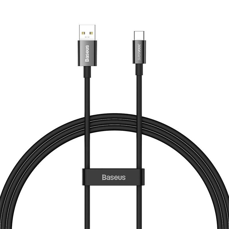 Kabel Baseus Superior Series z USB na USB-C, 65 W, 1 m (černý)