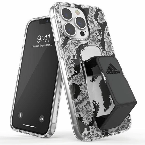 Adidas SP Clear Grip Case pro iPhone 13 / iPhone 13 Pro - černo-šedý