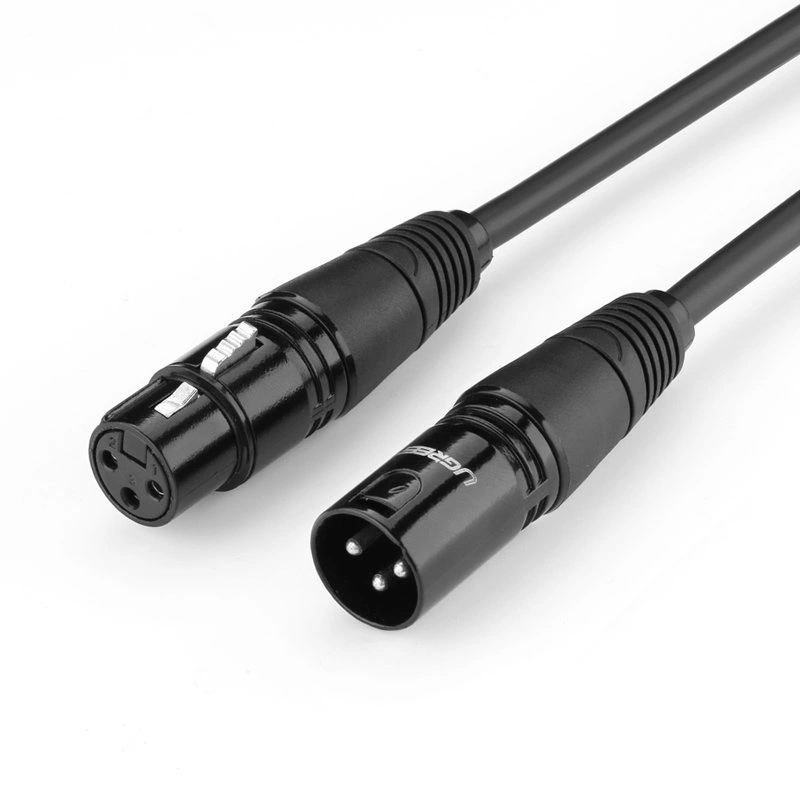 Prodlužovací audio kabel Ugreen mikrofonní kabel XLR (samice) - XLR (samec) 1 m (AV130)