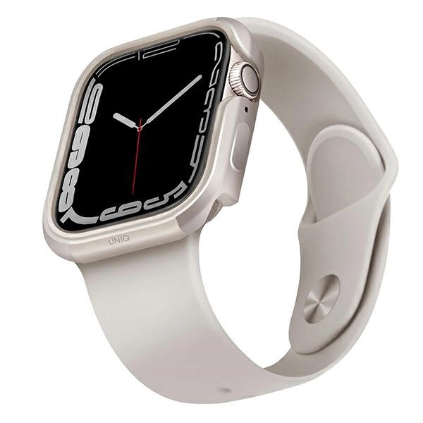 UNIQ Valencia pouzdro Apple Watch Series 4/5/6/7/8/SE/SE2 40/41mm. hvězdné světlo