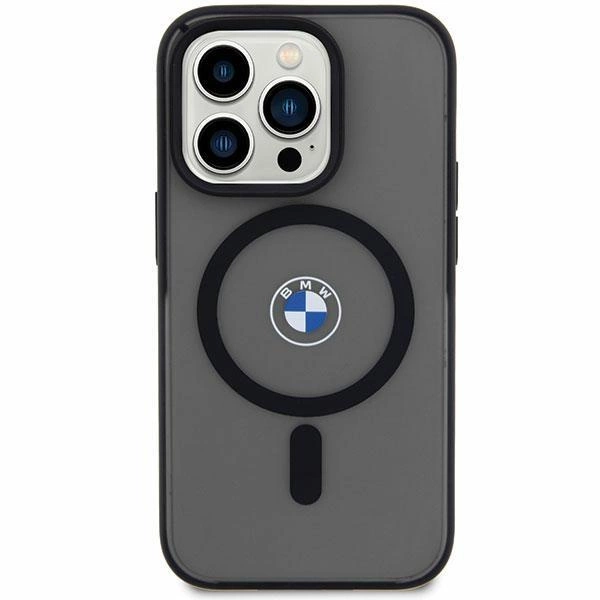 Pouzdro BMW Signature MagSafe pro iPhone 14 Plus - černé