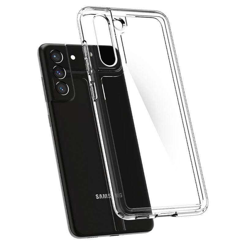 Pouzdro Spigen Ultra Hybrid pro Samsung Galaxy S21 FE - průhledné