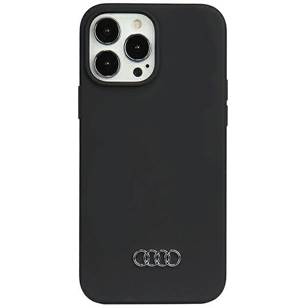 Silikonové pouzdro Audi pro iPhone 13 Pro Max - černé