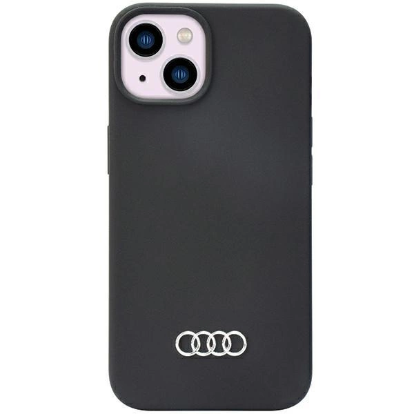 Silikonové pouzdro Audi pro iPhone 14 - černé