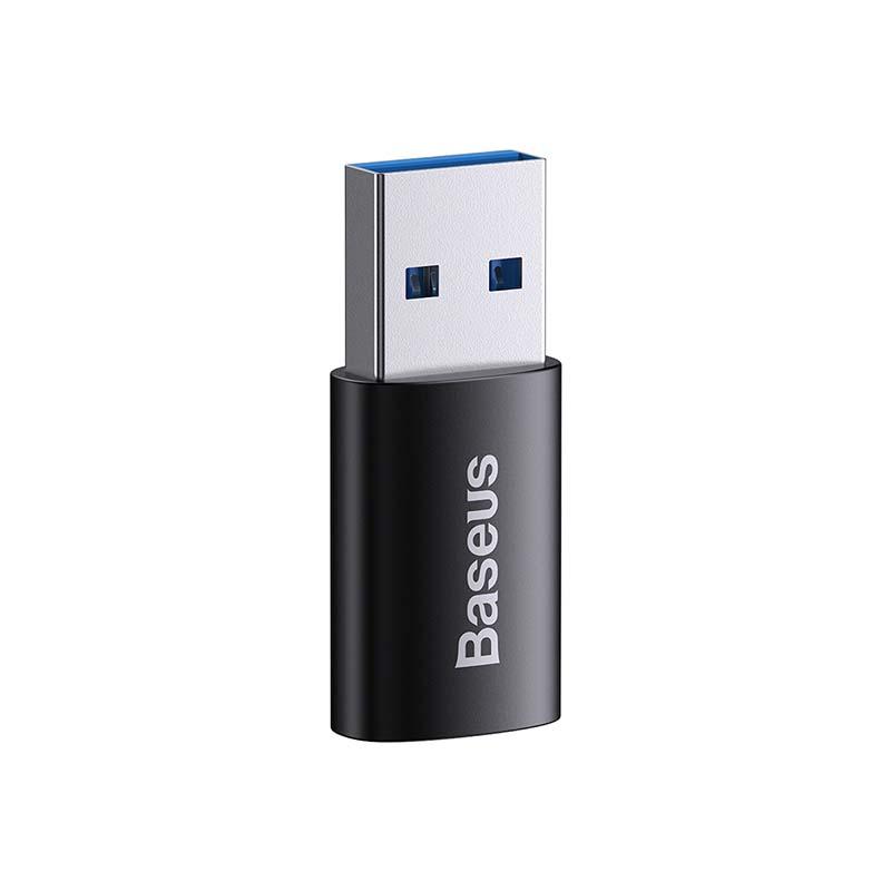 Baseus Ingenuity USB-A na USB-C OTG adaptér (černý)