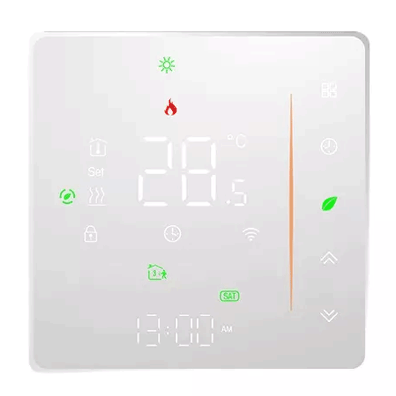 5A NO kontaktní termostat Bílý TR065 Wifi TUYA