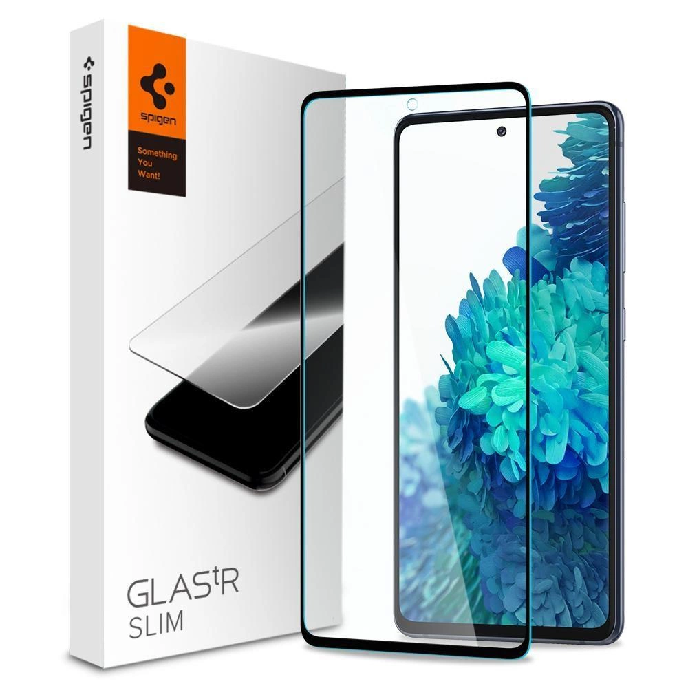 Spigen Glass FC tvrzené sklo pro Samsung Galaxy S20 FE - černé