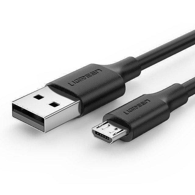 Kabel USB-Micro USB UGREEN QC 3.0 2.4A 0,5 m (černý)