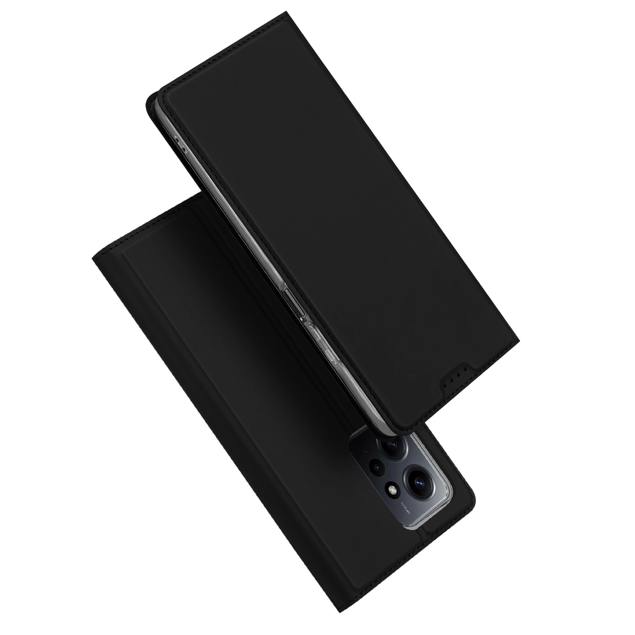 Dux Ducis Skin Pro pouzdro pro Xiaomi Redmi Note 12 flip cover card wallet stand black