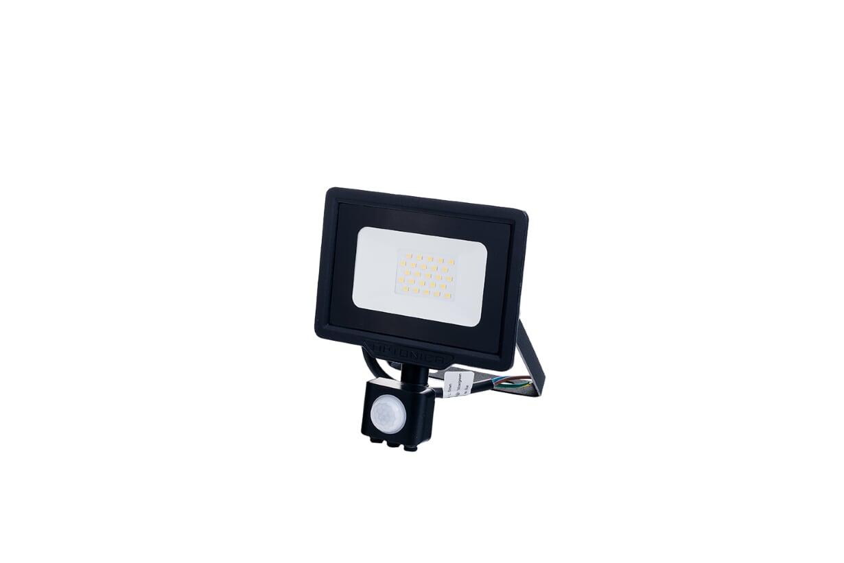 Optonica LED SMD reflektor Černá City Line se PIR čidlo 30W Teplá bílá FL5949
