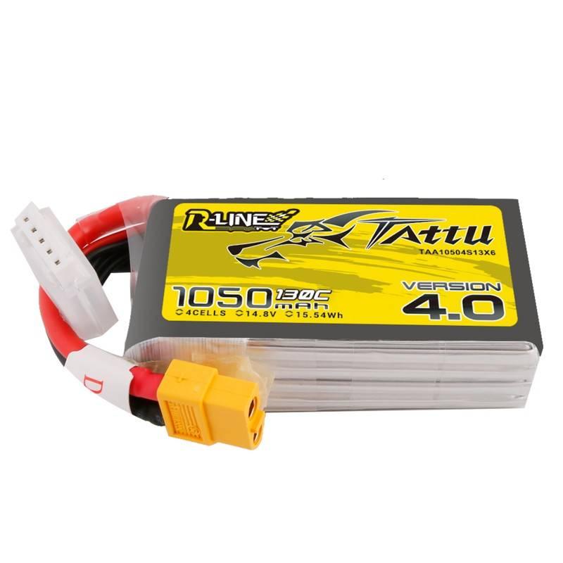 Baterie Tattu R-Line 4.0 1050mAh 14,8V 130C 4S1P XT60