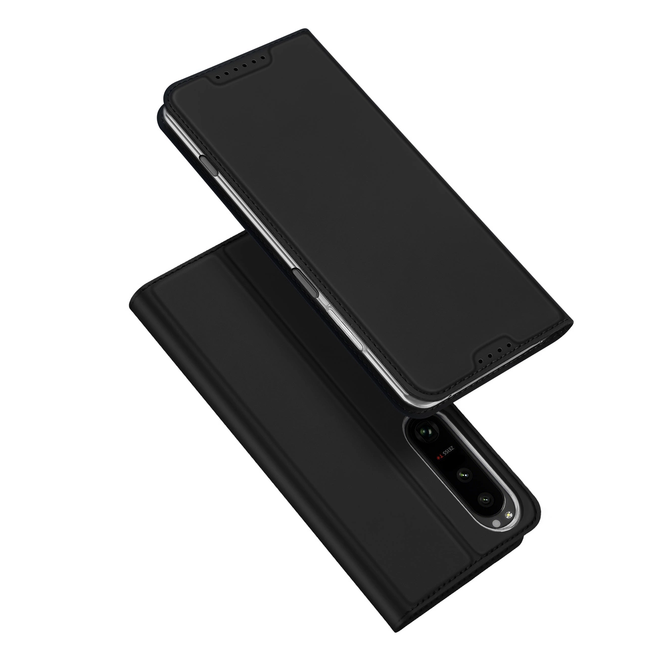 Dux Ducis Skin Pro pouzdro pro Sony Xperia 1 V flip cover card wallet stand black