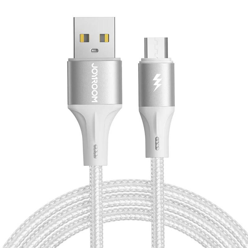 Kabel Joyroom Light-Speed USB na Micro SA25-AM3 USB, 3A / 1,2 m (bílý)