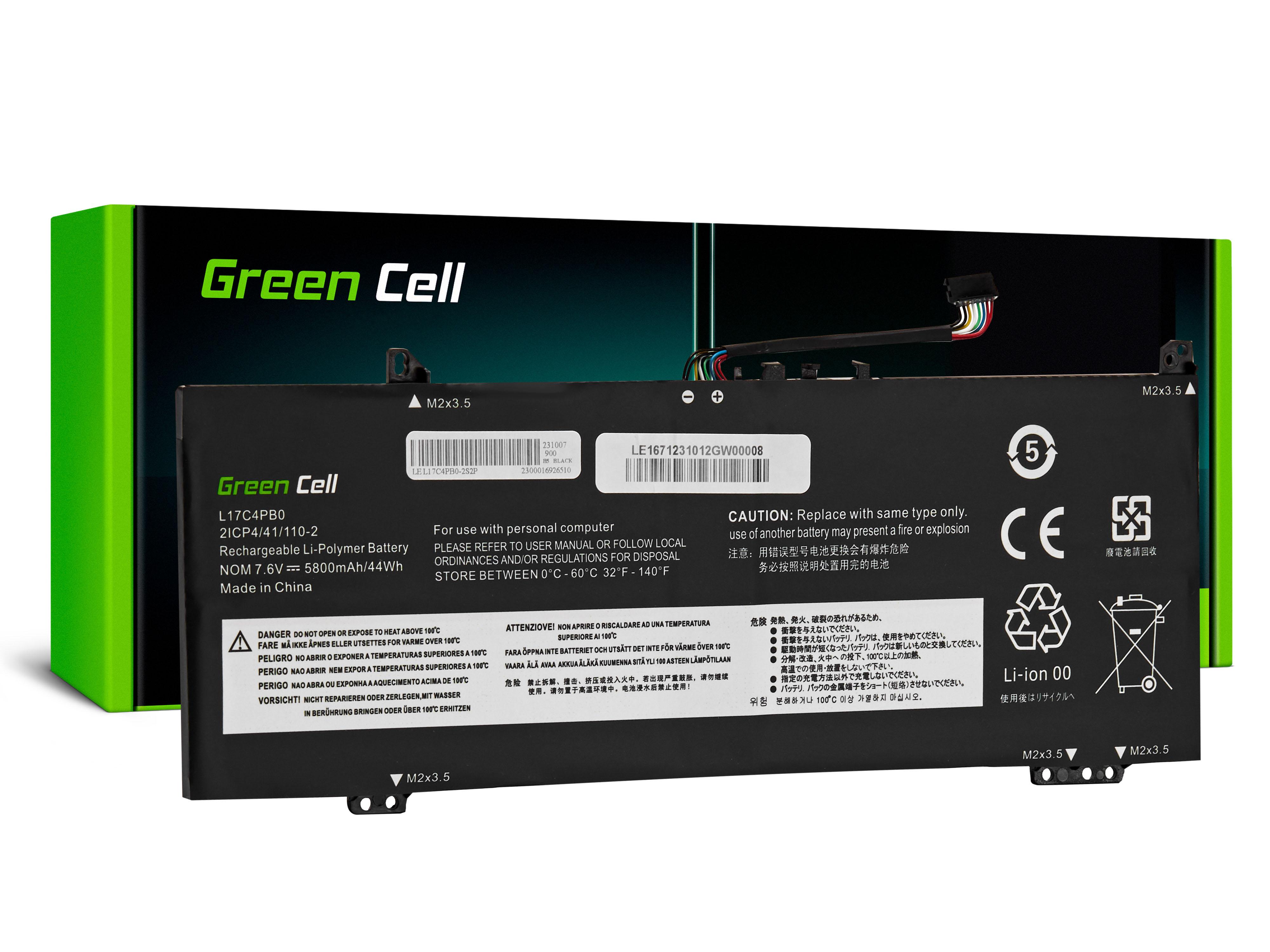 Green Cell Baterie L17C4PB0 L17C4PB2 L17M4PB0 L17M4PB2 pro Lenovo IdeaPad 530S-14ARR 530S-14IKB Yoga 530-14ARR 530-14IKB LE167