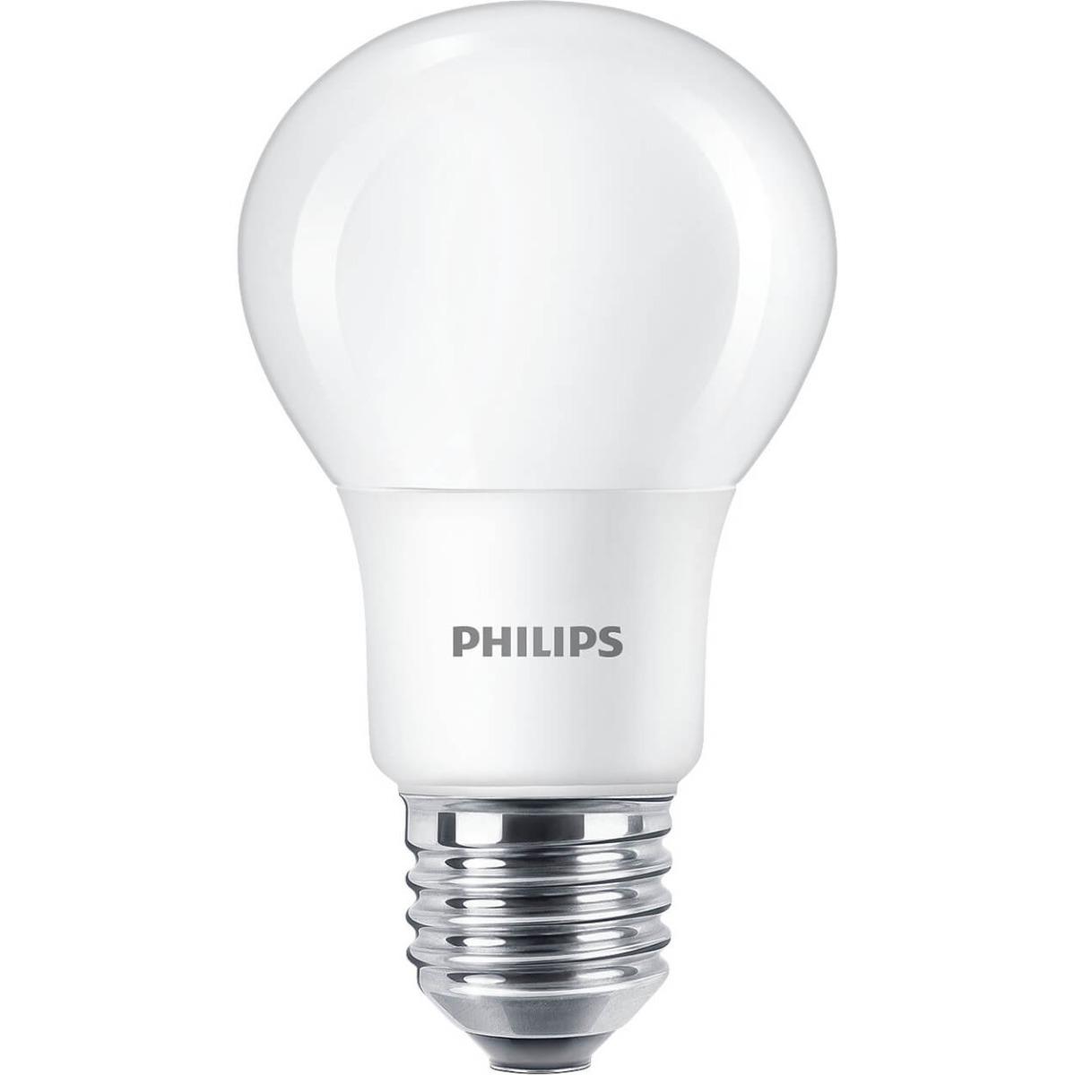 LED žárovka E27 A60 5W = 40W 470lm 6500K Studená bílá 200° PHILIPS PHICLAJ0015