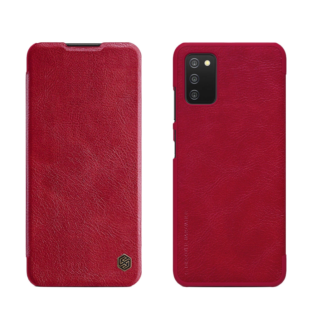 Nillkin Qin kožené pouzdro Samsung Galaxy A03s červené