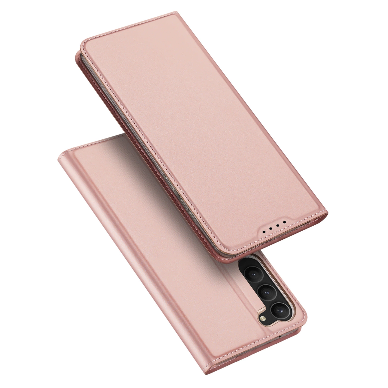 Dux Ducis Skin Pro pouzdro Samsung Galaxy S23 flip cover card wallet stand pink