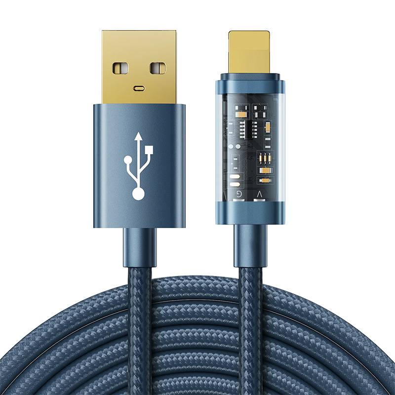 Kabel pro USB-A / Lightning / 2,4A / 1,2 m Joyroom S-UL012A12 (modrý)