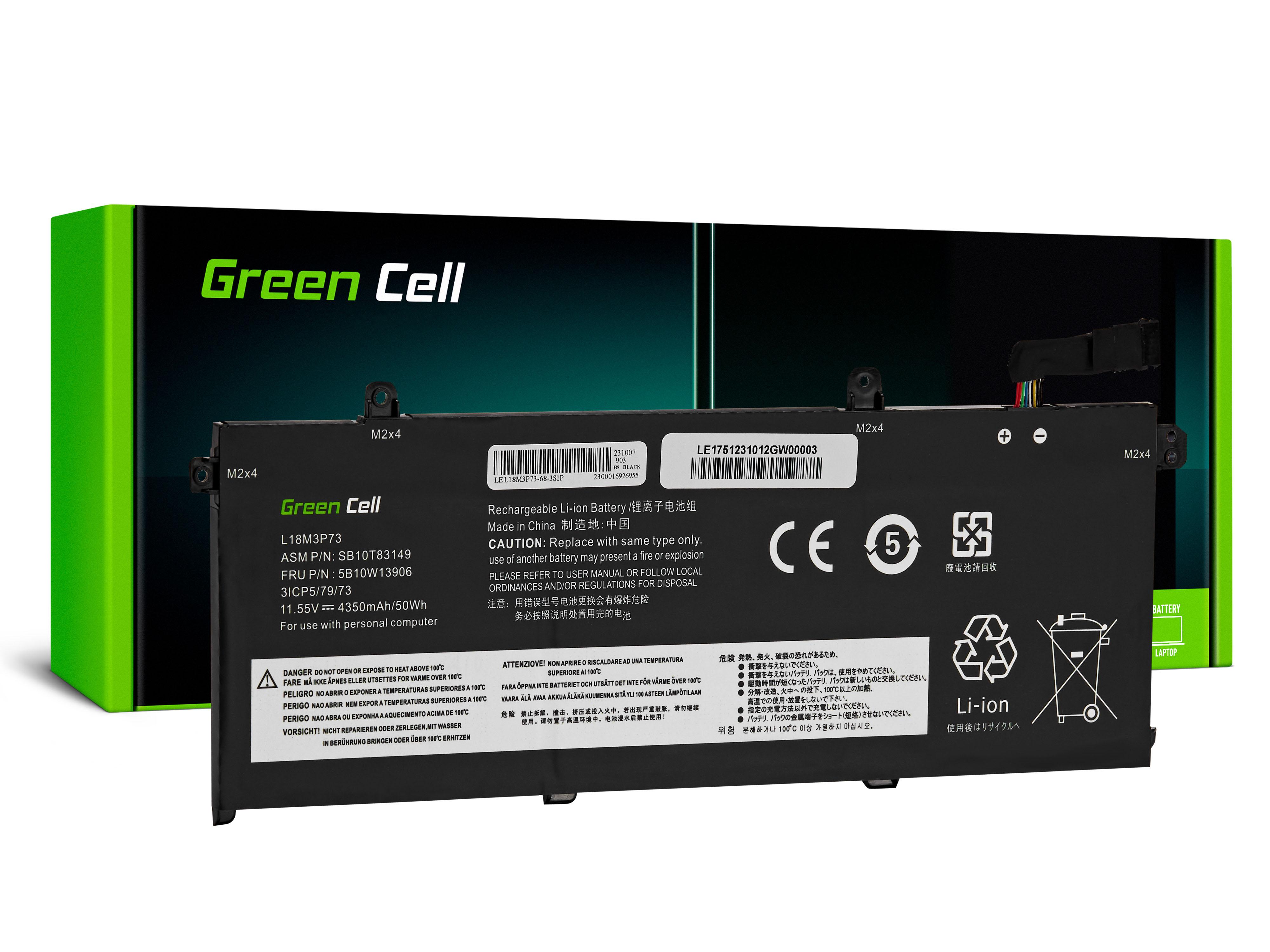 Green Cell L18C3P71 L18C3P72 L18L3P73 L18M3P73 L18M3P74 Baterie pro Lenovo ThinkPad T490 T495 P43s P14s T14 Gen 1 Gen 2 LE175
