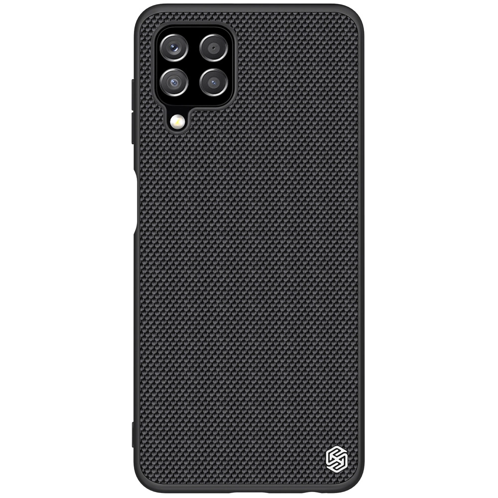 Nillkin Textured Case odolné vyztužené pouzdro s gelovým rámem a nylonovou zadní částí Samsung Galaxy A22 4G černé
