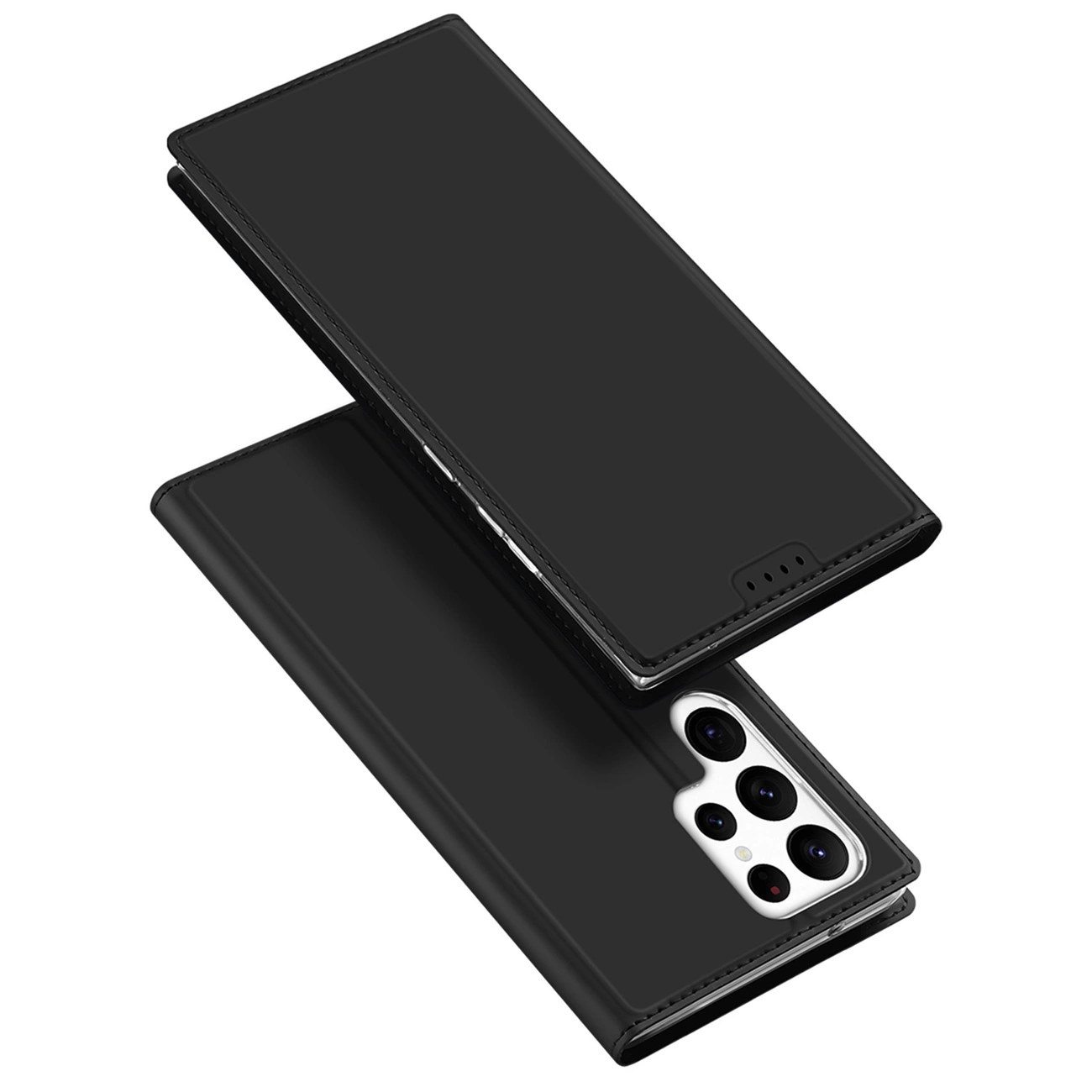 Dux Ducis Skin Pro pouzdro Samsung Galaxy S23 Ultra flip cover card wallet stand black