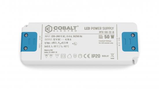 LEDLabs Napájecí zdroj LED CobaltElectro PFV 12V 50W IP20 B
