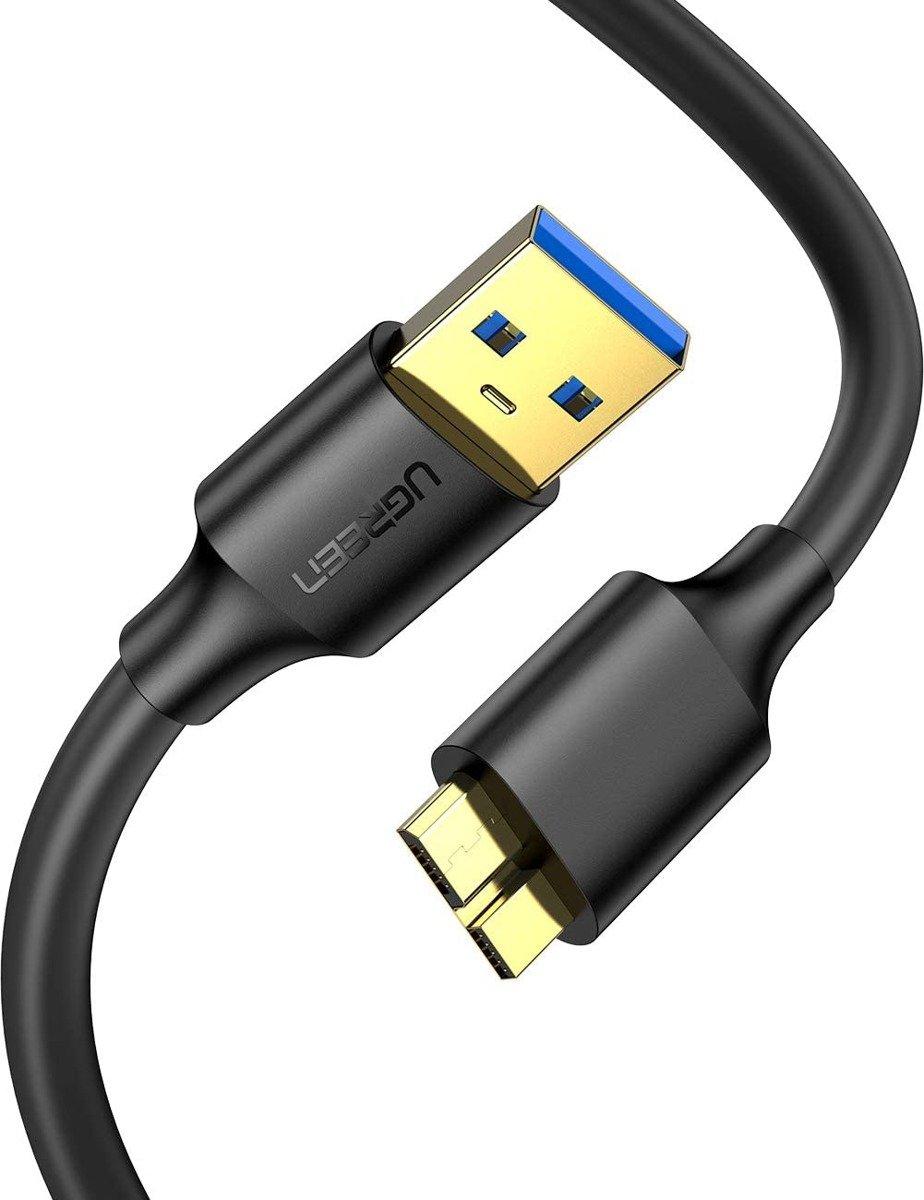 Kabel USB 3.0 - micro USB 3.0 UGREEN 0,5 m (černý)