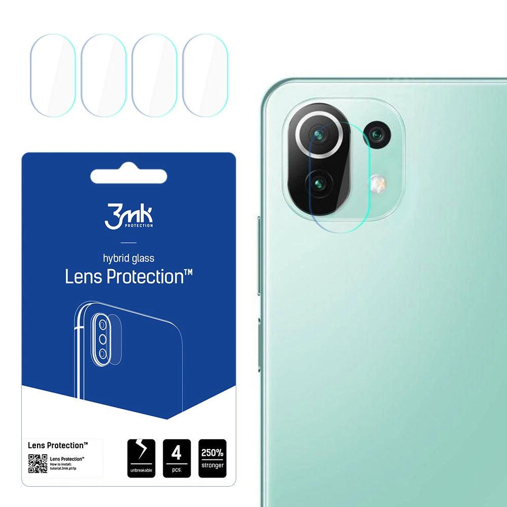 3mk Protection 3mk Lens Protection™ hybridní sklo na fotoaparát pro Xiaomi Mi 11 Lite 4G / 5G / 11 Lite 5G NE