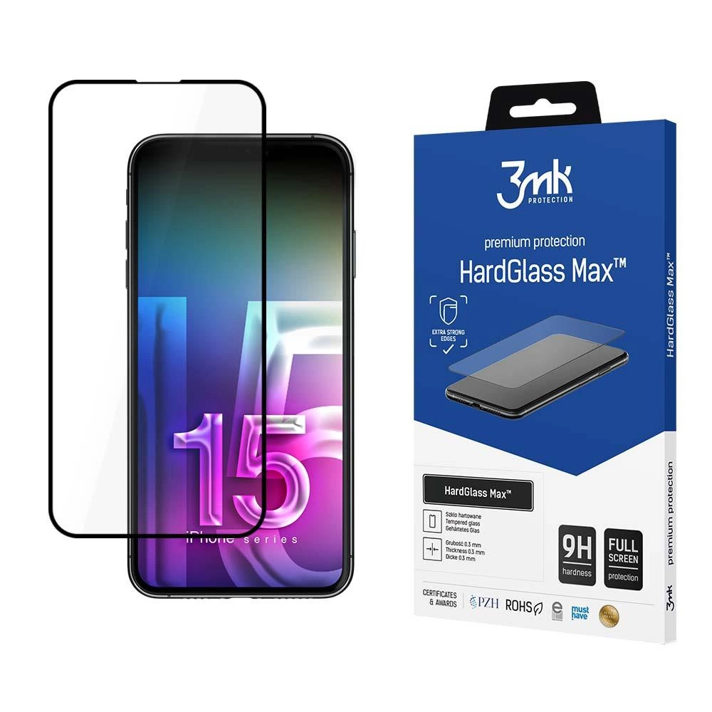 3mk Protection 3mk HardGlass Max™ 9H sklo pro iPhone 15 Plus