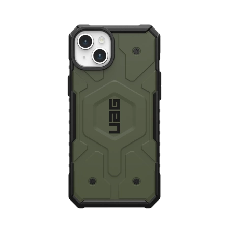 Pouzdro UAG Pathfinder MagSafe pro iPhone 15 Plus - zelené