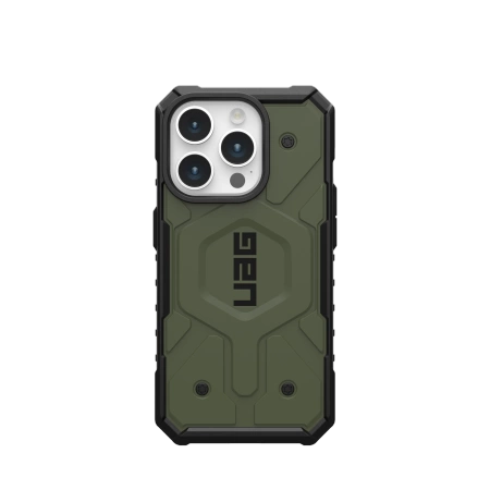 Pouzdro UAG Pathfinder MagSafe pro iPhone 15 Pro - zelené