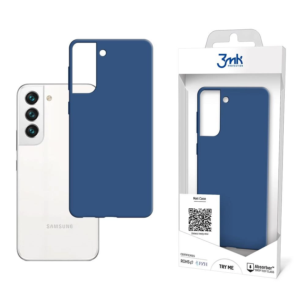 3mk Protection 3mk matné pouzdro pro Samsung Galaxy S22 5G - modré