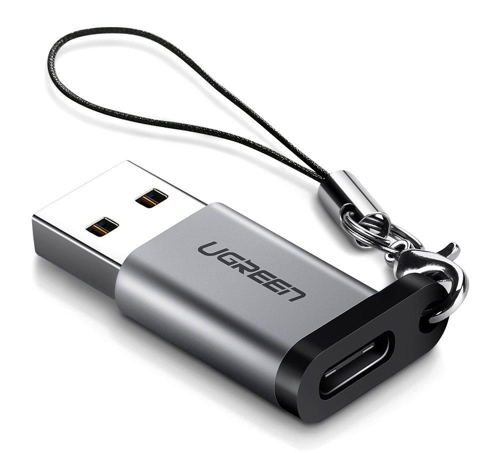 Adaptér USB 3.0 na USB-C 3.1 PD UGREEN (šedý)