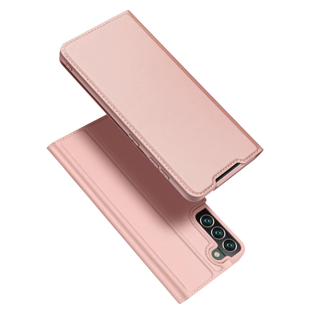Dux Ducis Skin Pro pouzdro s flipovým krytem Samsung Galaxy S22+ (S22 Plus) růžové