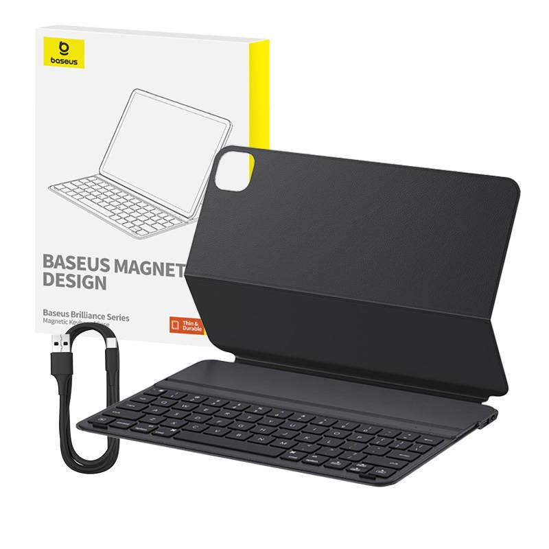 Magnetické pouzdro s klávesnicí Baseus Brilliance Pad Pro12,9" (černé)