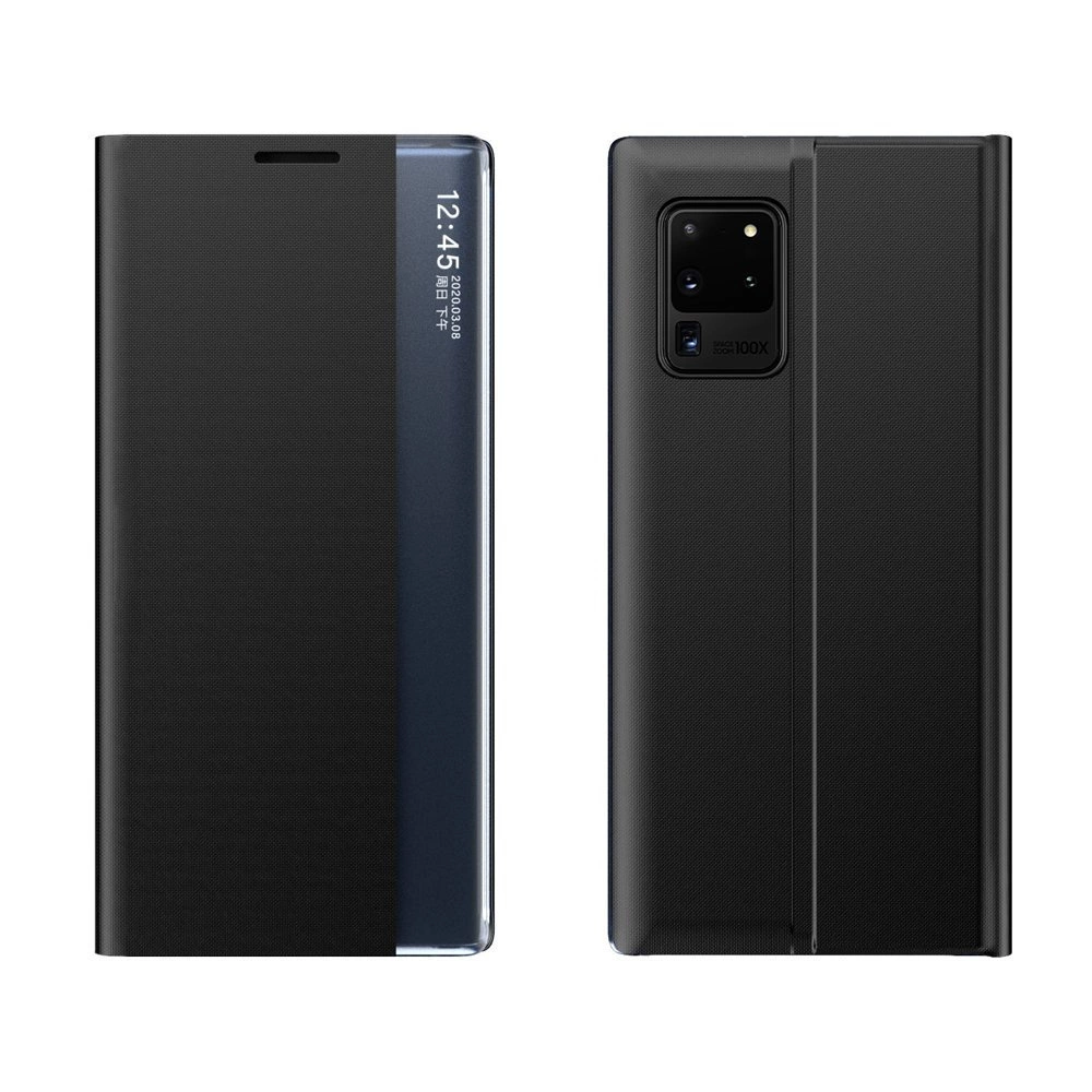 Hurtel Nový flipový kryt Sleep Case s funkcí stojánku Samsung Galaxy A02s EU černý